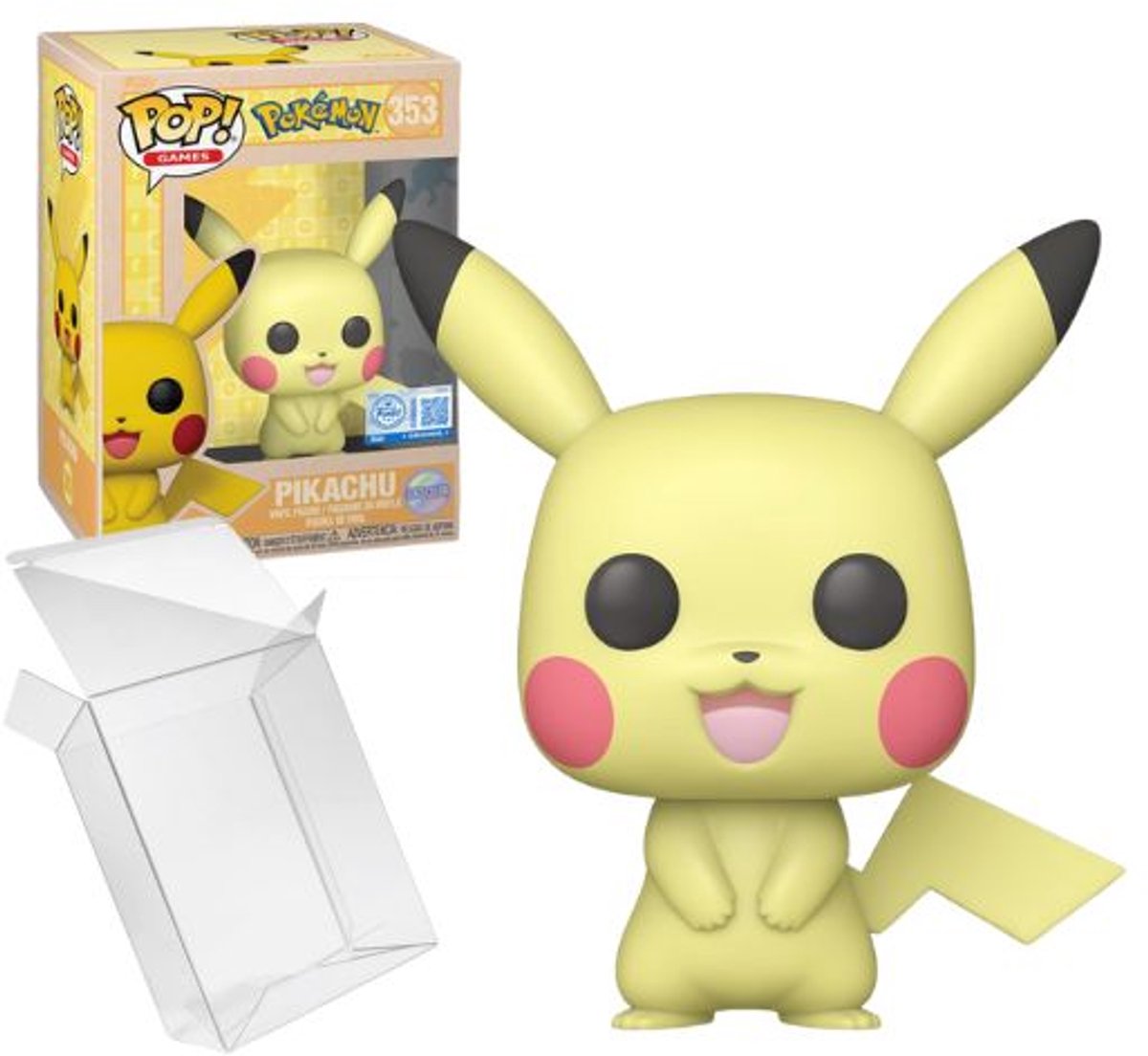 Funko-Pop! Spiele: Pokémon – Pikachu (sanfte Farbe) #353 exklusiv