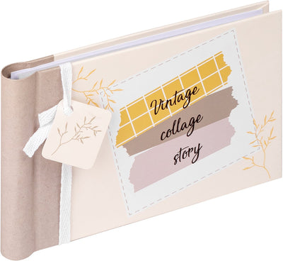 Walther ma-136 Vintage - Mini-Einsteckalbum mit Spirale - 36 Fotos 10 x 15 cm - Beigebraun