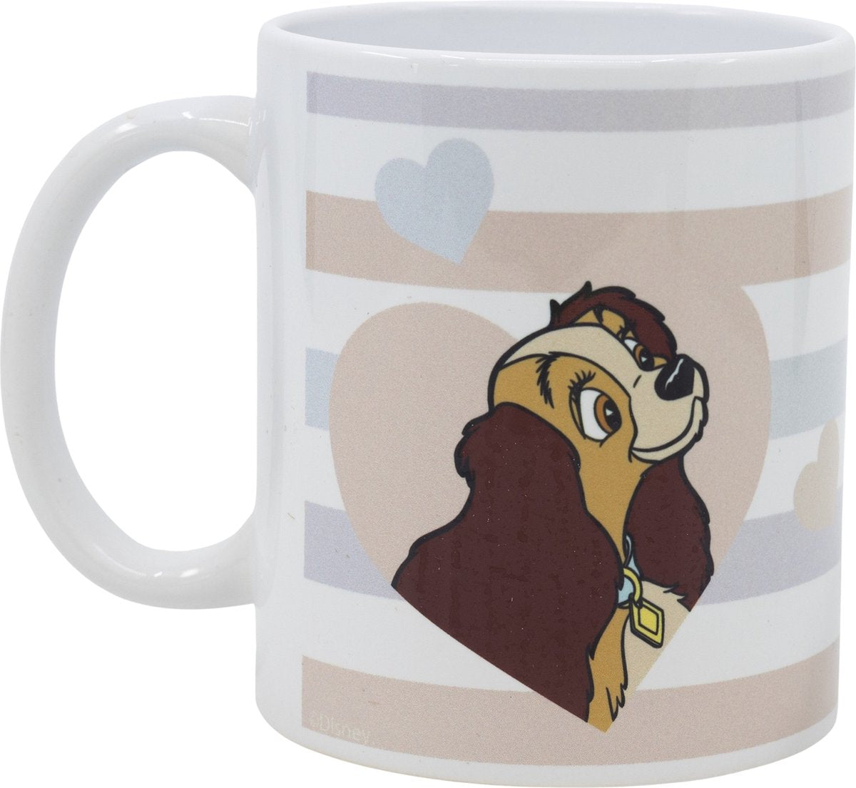 Disney-Becher „Dame und der Landstreicher“.