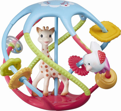 Sophie die Giraffe Twistin Ball – Spielball – Spielzeugball – Babyspielzeug – ab 6 Monaten – ø16 cm – mehrfarbig