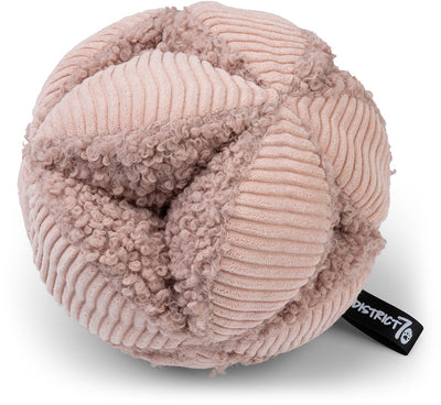District 70 Bobby – Schnüffelball für Hunde | regt das Suchverhalten an, geistige Herausforderung – rosa – groß ø19 cm