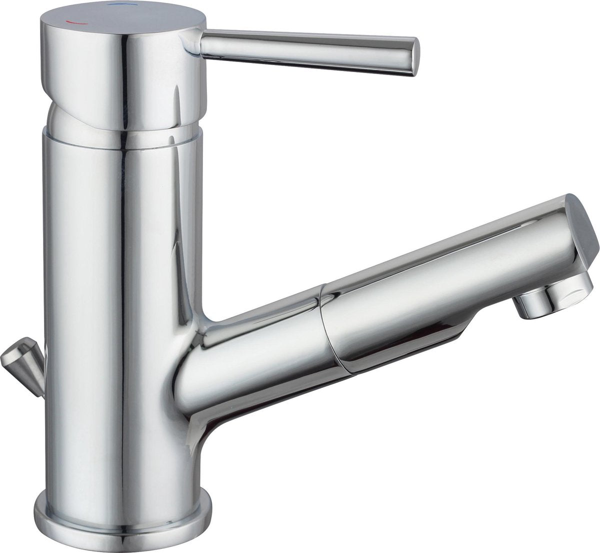 Schütte Schütte Washbeer Mixer mit ausziehbarem Cornwall -Auslauf