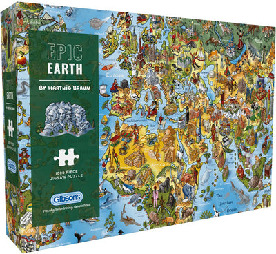 Gibsons – Epic Earth – Hartwig Braun – 1000 Teile – 68×49 cm – Puzzle für Erwachsene