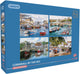 Gibsons Puzzle Cornwall by the Sea 4x500 Teile Pappe.