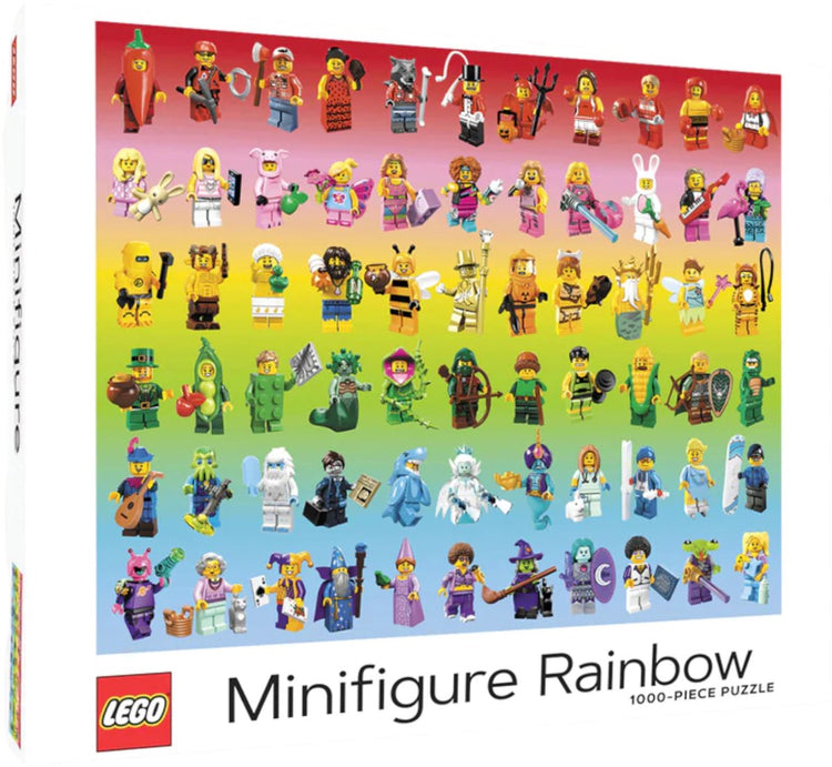 Lego - Puzzle 'Minifiguren Regenbogen' (1000 Teile)