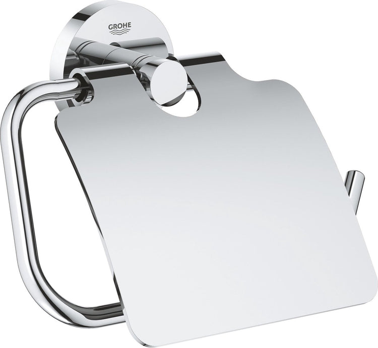 Grohe Essentials Toilettenpapierhalter – mit Deckel – Chrom