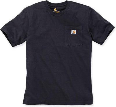 Carhartt 103296 Workwear-Taschen-T-Shirt – entspannte Passform – Schwarz – M