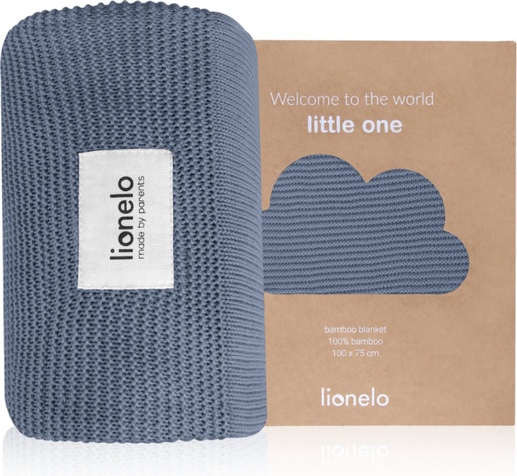 Lionelo Bambusdecke – Deluxe-Babydecke – hypoallergen – antibakteriell – antimykotisch – 100 % Bambus-Baumwolle – thermoregulierend – weich atmungsaktiv – nachhaltig – waschbar – ab der Geburt – 100 x 75 cm