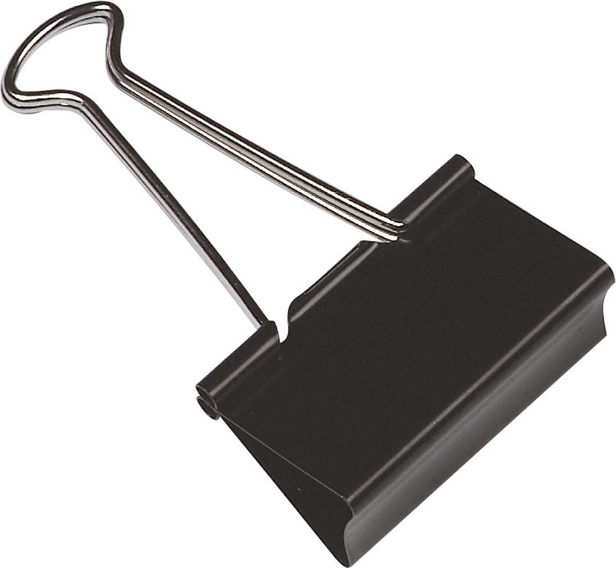 Q-Connect Foldback-Clip, schwarz, 19 mm, 12 Kartons à 10 Stück