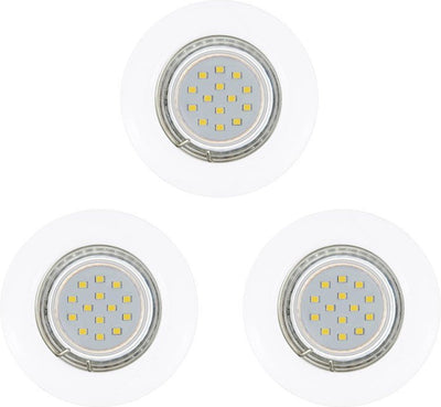 Eglo peneto - Einbaustrahler - LED - ø78mm. - weiß - Set mit 3 Spots - inklusive Lichtquellen