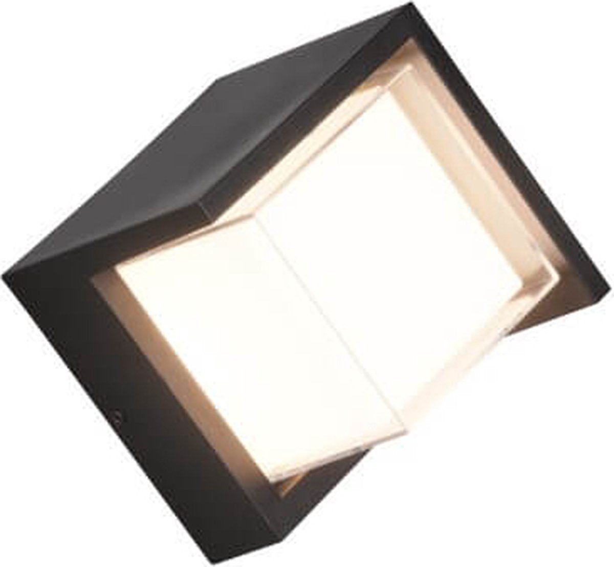 Rl Live Your Light Reality Puno - Wandleuchte - Schwarz matt - inkl. 1x SMD 8W - Außenbeleuchtung - IP54