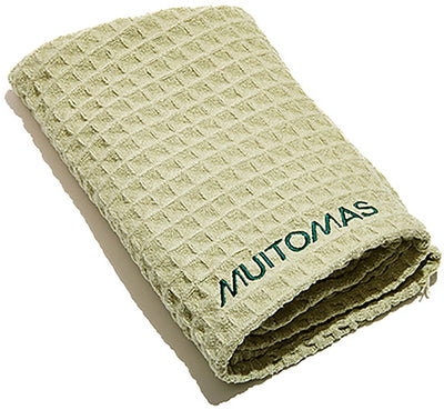 Muitomas Haarhandtuch – super saugfähig – schnell trocknend – elegante Farbe – leicht, kompakt – grün