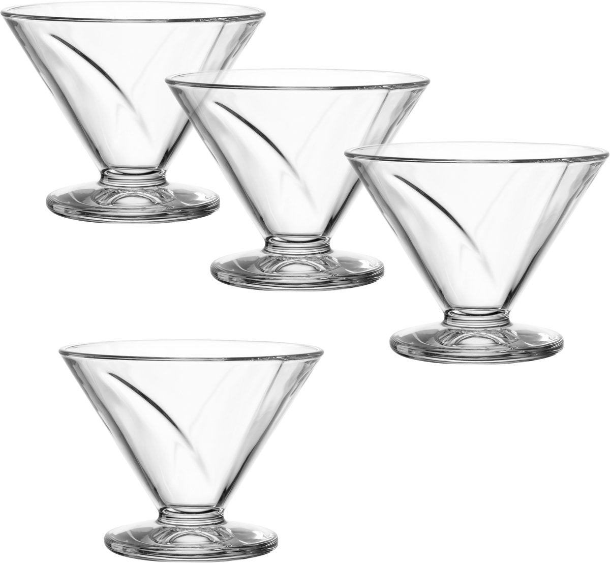 Leonardo Cono Schüssel zu Fuß 270ml - Set 4