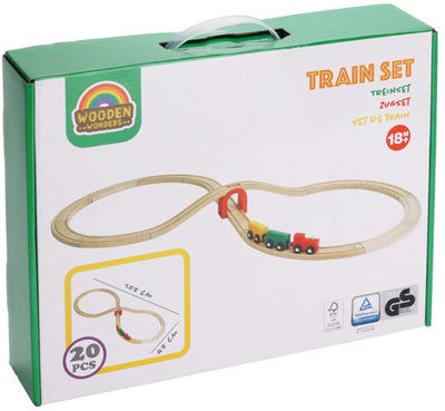 Holzzug Set, 20dlg.