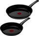 Tefal Renew Black On - Keramik-Bratpfannenset - ø24 ø28 cm - PFAS-frei - für Induktion geeignet