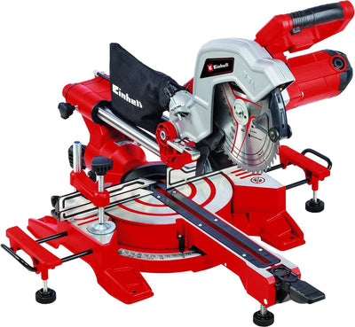 Einhell Radial-, Kapp- und Gehrungssäge – TC-SM 216 – 1600 W – ø216 mm – 48-Zahn-Sägeblatt – mit Laser