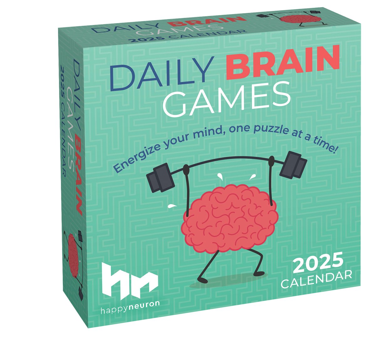 Plenty Gifts täglicher Denkspiele-Abreißkalender 2025 in Box