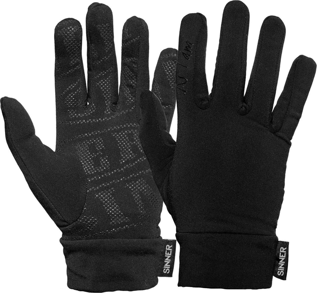 Sinner Huff Fleece – Handschuhe – Schwarz – Unisex – Größe xxxs – 6,5