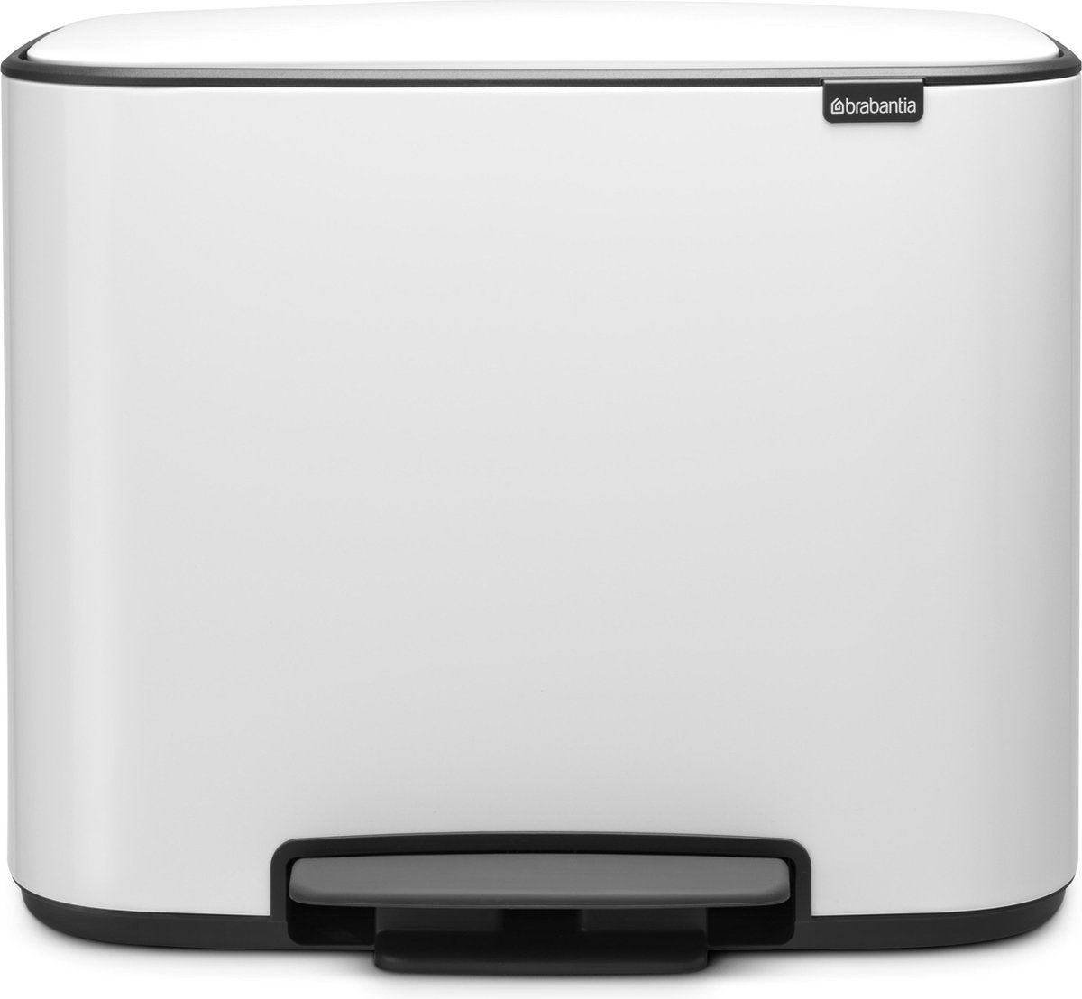 Brabantia Bo Abfallbehälter – 36 Liter – 1 Fach – Weiß
