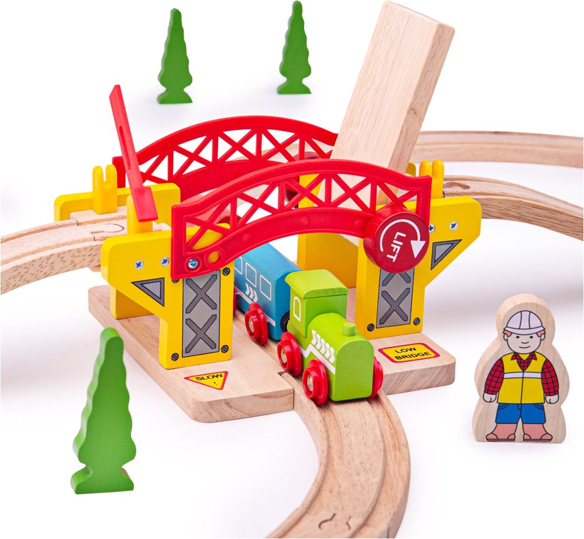 Bigjigs Holzschienen Hefbrug