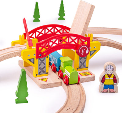 Bigjigs Holzschienen Hefbrug