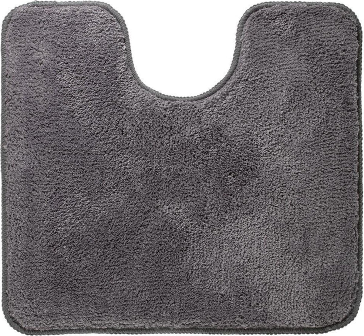 Robbenfell Angora – WC-Vorleger 55 x 60 cm – Polyester – dunkelgrau