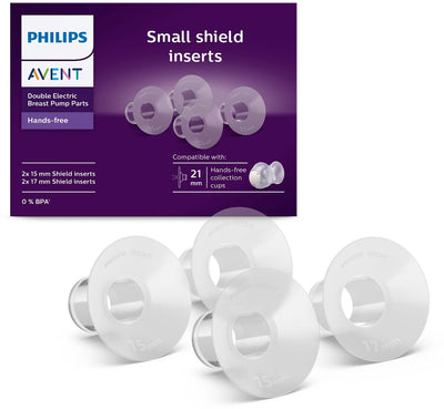 Philips avent – ​​kleine Schutzeinsätze – perfekte Passform für kleine Brustwarzen (15 mm 17 mm) | angenehmes Silikonmaterial | leicht zu reinigen – scf554 11