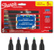 Sharpie kreative Marker-Acryl-Farbstifte | wasserbasierte Farbmarker | Nicht kontinuierliche Tinte schreibt auf den meisten Oberflächen | feiner Punkt | Bastel- und Künstlerbedarf | verschiedene Farben | 5 Stück