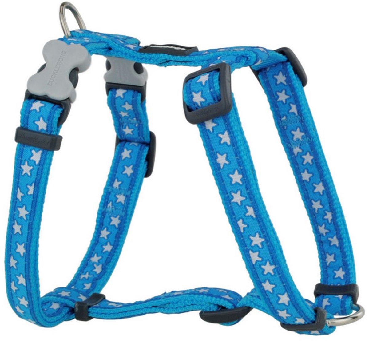 Red Dingo Hundegeschirr, 12 mm, Halsumfang 25–39 cm, Körperumfang 30–44 cm, dh-st-tq-12