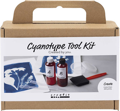 Creativ Company Toolkit für Cyanotypie, Zubehör, blau, 1 Box