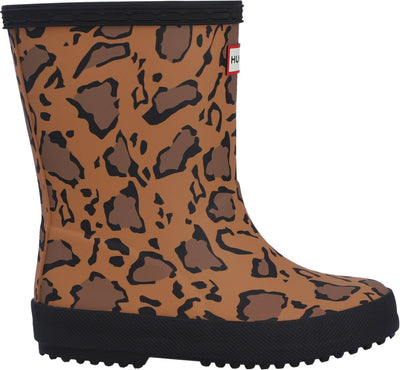 Hunter First Leopard Print Boot Unisex-Regenstiefel – Leopardenmuster-Kombination