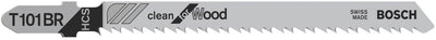 Bosch - Stichsägeblatt T 101 BR Clean für Holz - 25 Stück