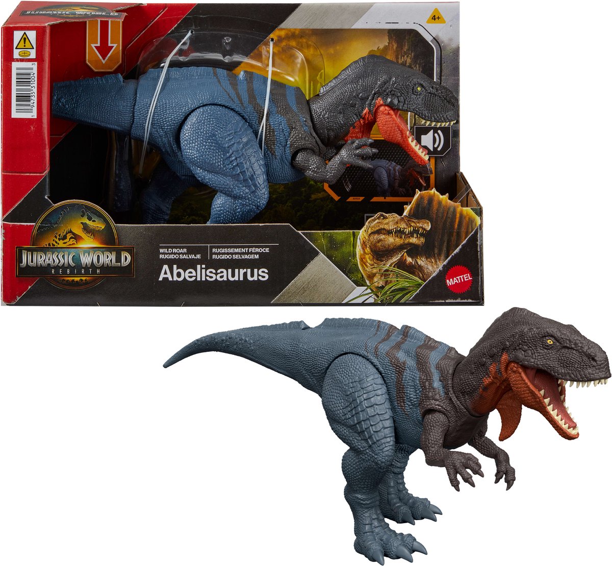 Jurassic World Wild Roar Abelisaurus