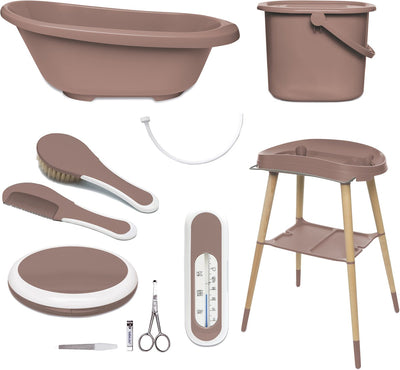 Bébé-jou Badeset 7-teilig Sense Mokka-Mousse