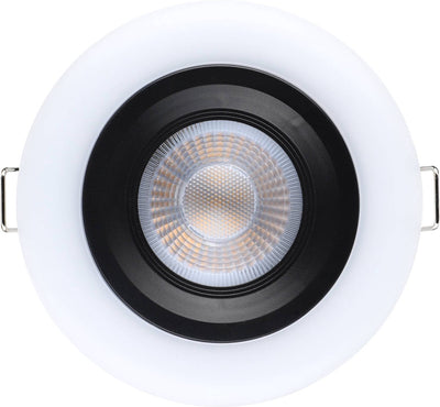 Eglo Calonge Einbaustrahler - LED - ø 10 cm - Schwarz und Weiß