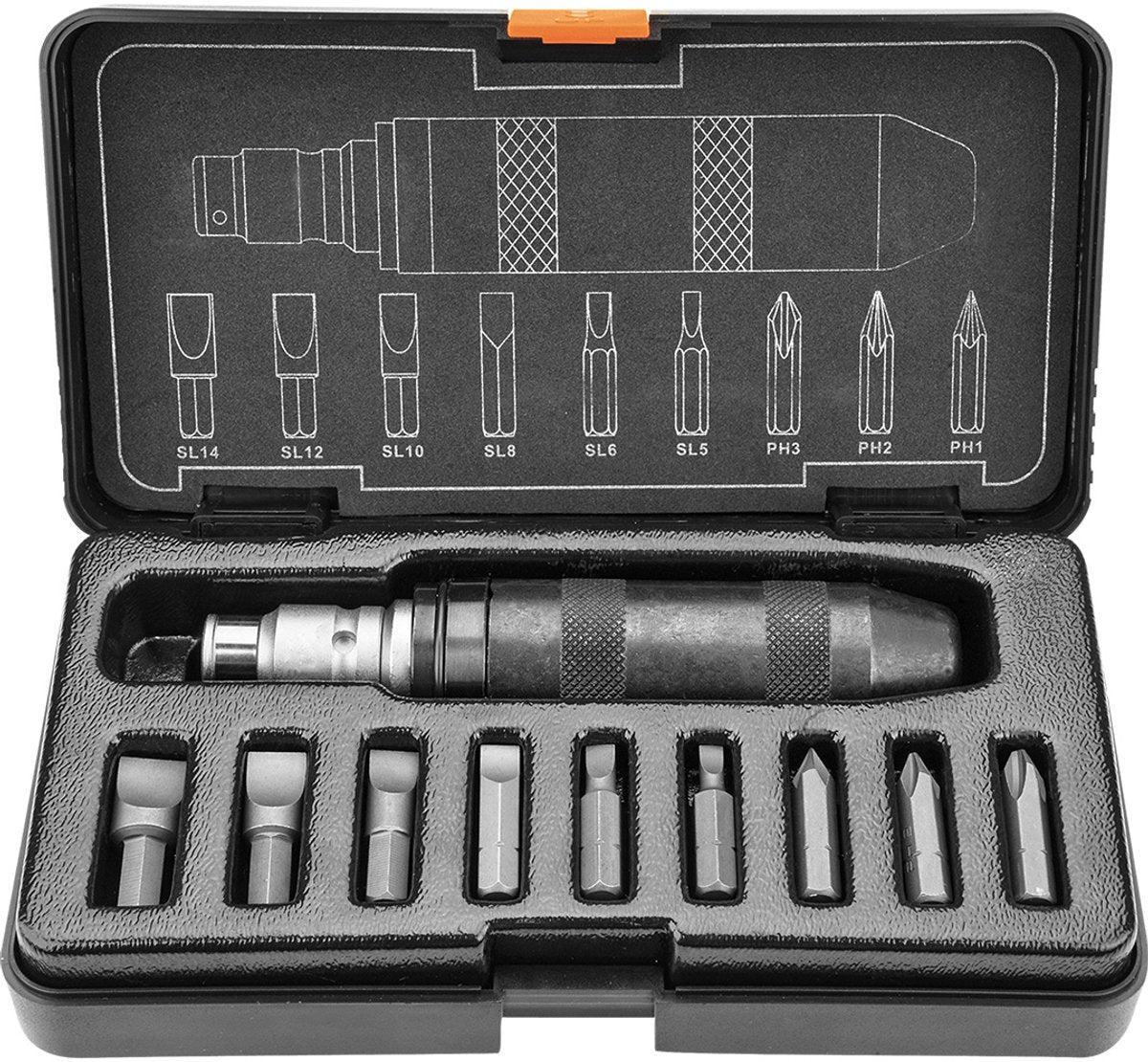 Neo-Schraubendreher-Set, 11-teilig, S2-Stahl