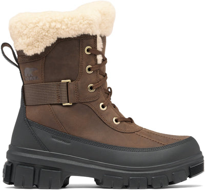 Sorel Torino™ V Parc WP Damen-Schneestiefel – Tabak, Schwarz