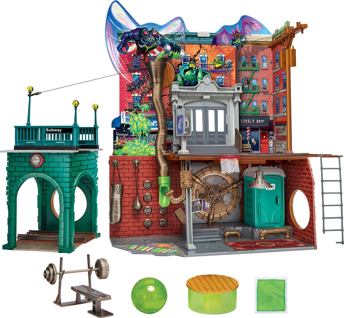 Boti Teenage Mutant Ninja Turtles Hauptquartier spielen Set