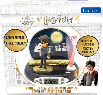 Lexibook 3D-Harry-Potter-Projektoruhr mit magischen Klängen