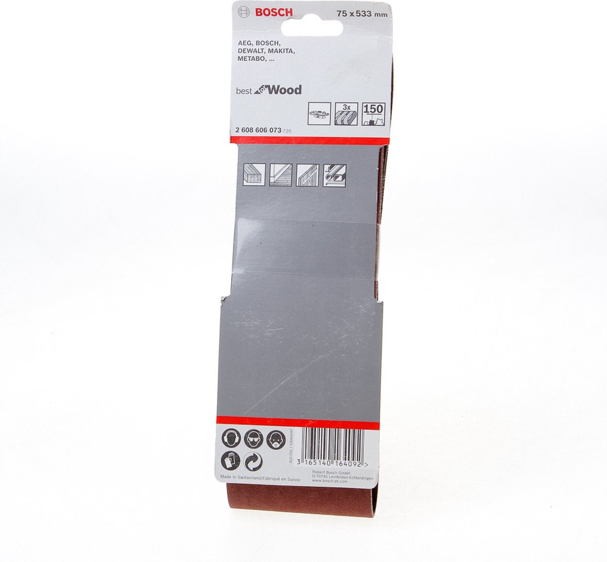 Bosch Schuurband am besten für Holz und Paint P150
