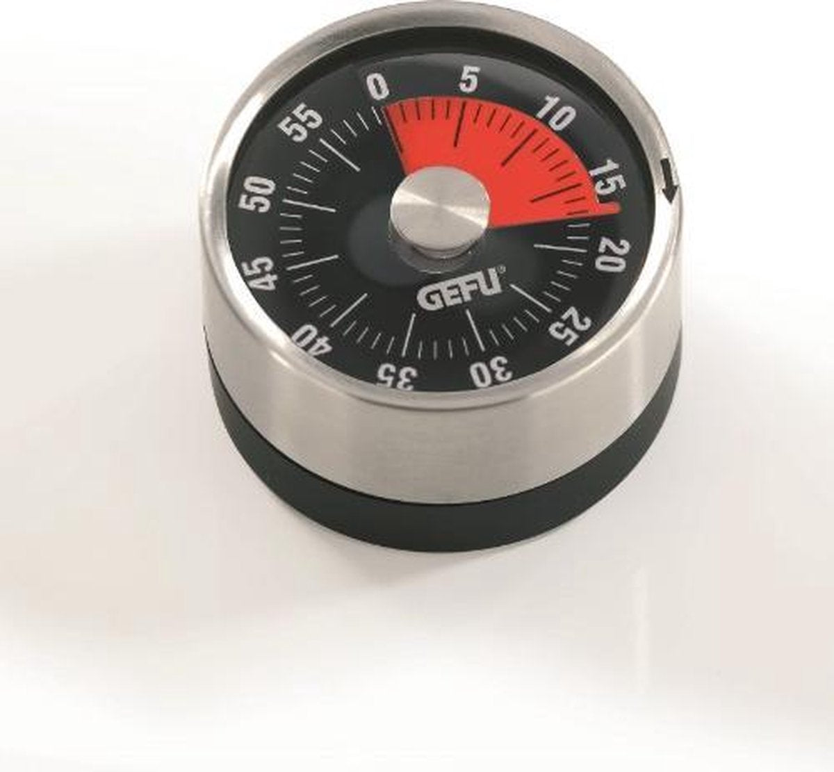 Gefu Optico Küchentimer – 60 Minuten – magnetisch – Edelstahl