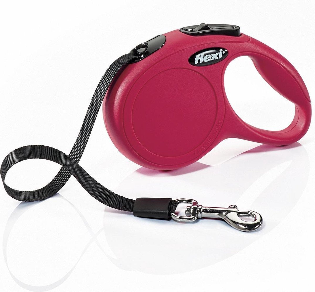 Flexi New Classic Tape - Hundeleine - Rot - S - 3 m (<12kg)