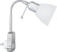 Trio Ligara - Steckerstrahler - Nickel matt - exkl. 1x e14 10w - flexibel - eingebauter Schalter