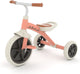Chillafish Dreirad 1 Jahr für Mädchen mit Anti-Rutsch-Pedalen – Retro-Laufrad für Kleinkinder bis 5 Jahre – Pink – leicht und stabil mit Tragegriff – leise Anti-Rutsch-Reifen für drinnen und draußen – Modell Ziggi