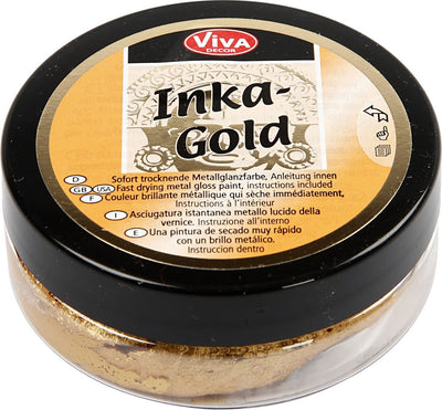 Kreativfirma Inka-Gold Gloss Wachs Gold, 50 ml