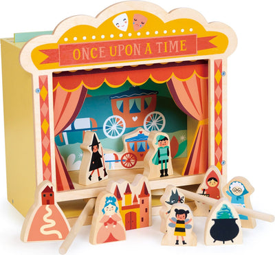 Mentari-Geschichte – Minitheater – 24,5 x 13 x 24 cm – Holz – 3 Jahre