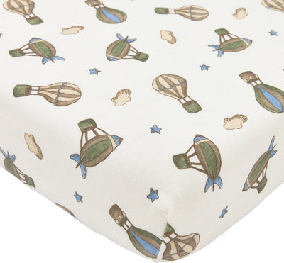 Meyco Baby-Luftballons-Spannbettlaken – mehrfarbig – 40 x 80 x 90 cm