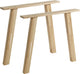 Woood Tisch mit Beinen – Eiche – transparent – 2er-Set