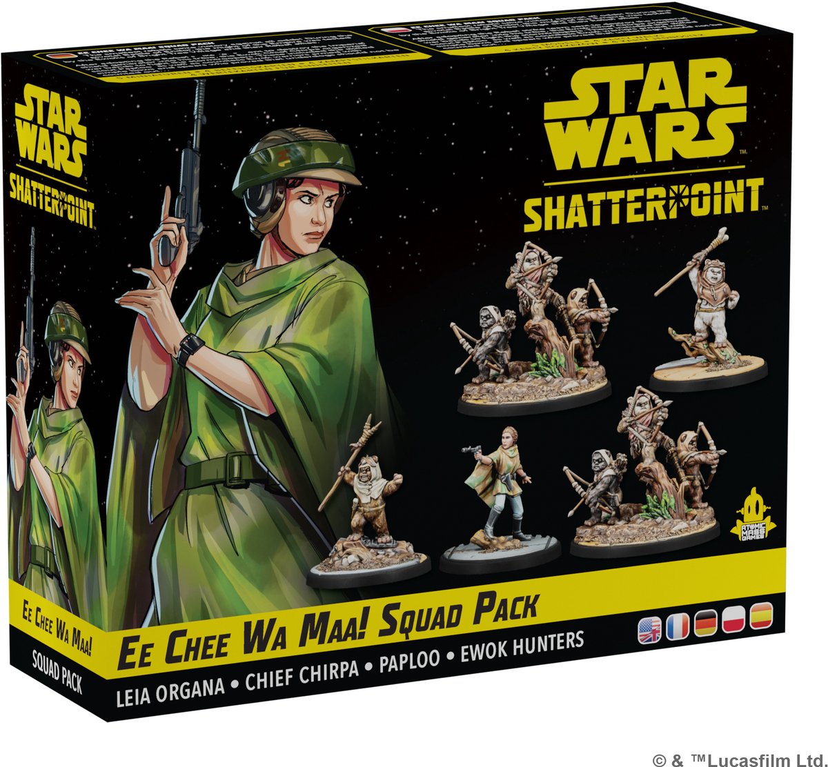 Atomic Mass Games Star Wars Shatterpoint Ee Chee Wa Maa Squad Pack – en fr de pl es