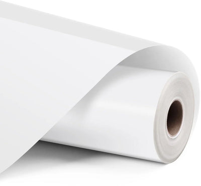 Loklik Vinyl zum Aufbügeln – Wärmetransfer-Vinyl – Kleidung und Textilien personalisieren – Wärmetransfer-Vinyl Basic 12 m – Weiß – 30,5 x 1200 cm